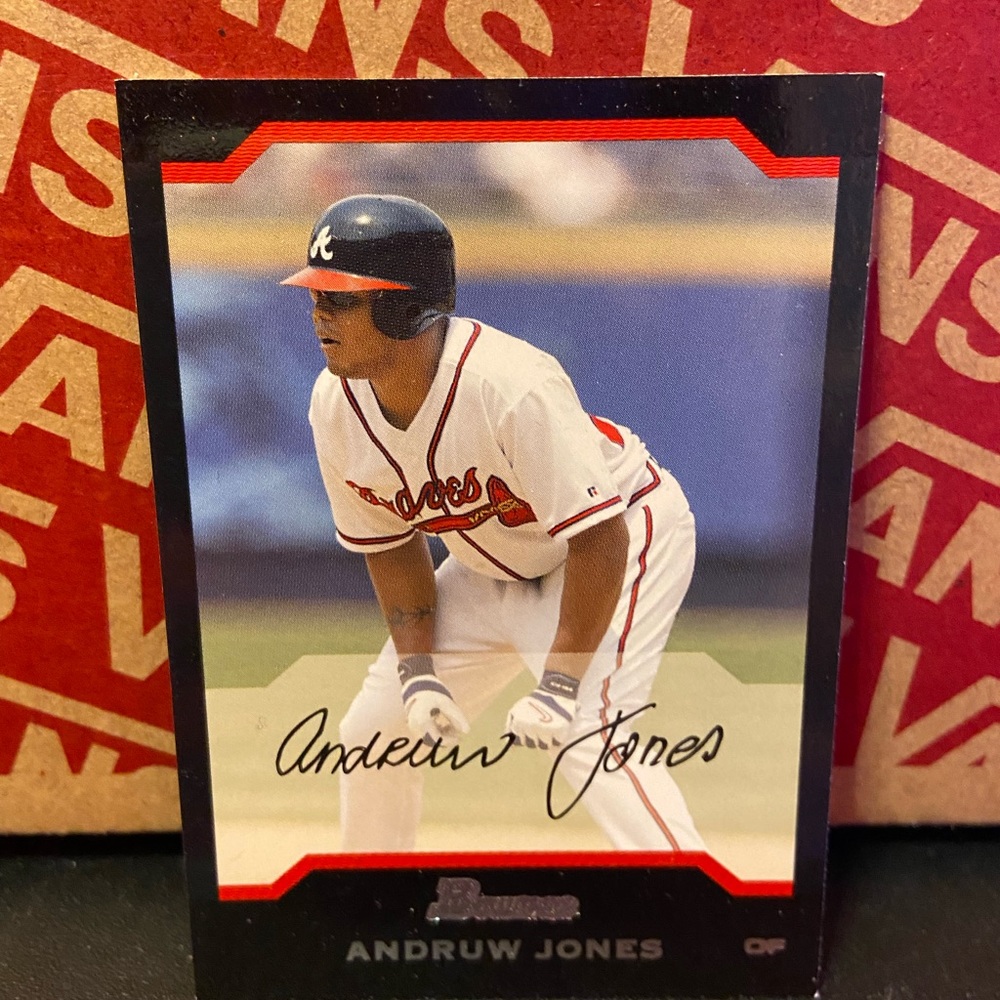 2004 Bowman Atlanta Braves Baseball Card #89 Andruw Jones